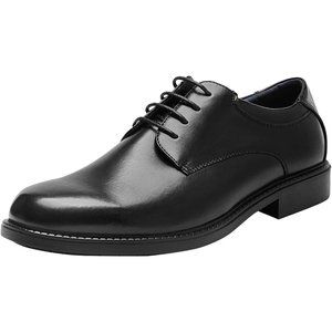 Men's Black Dress Oxford Shoes Classic Lace Up Formal Shoes